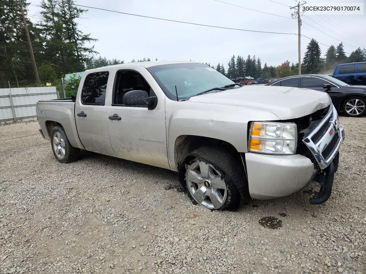 2009 CHEVROLET SILVERADO VIN 3GCEK23C79G170074 — фото 4