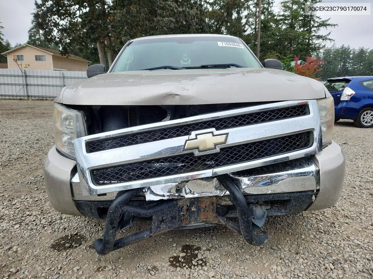 2009 CHEVROLET SILVERADO VIN 3GCEK23C79G170074 — фото 5