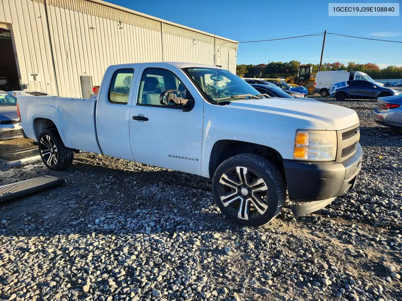 2009 CHEVROLET SILVERADO VIN 1GCEC19J39E108840 — фото 4