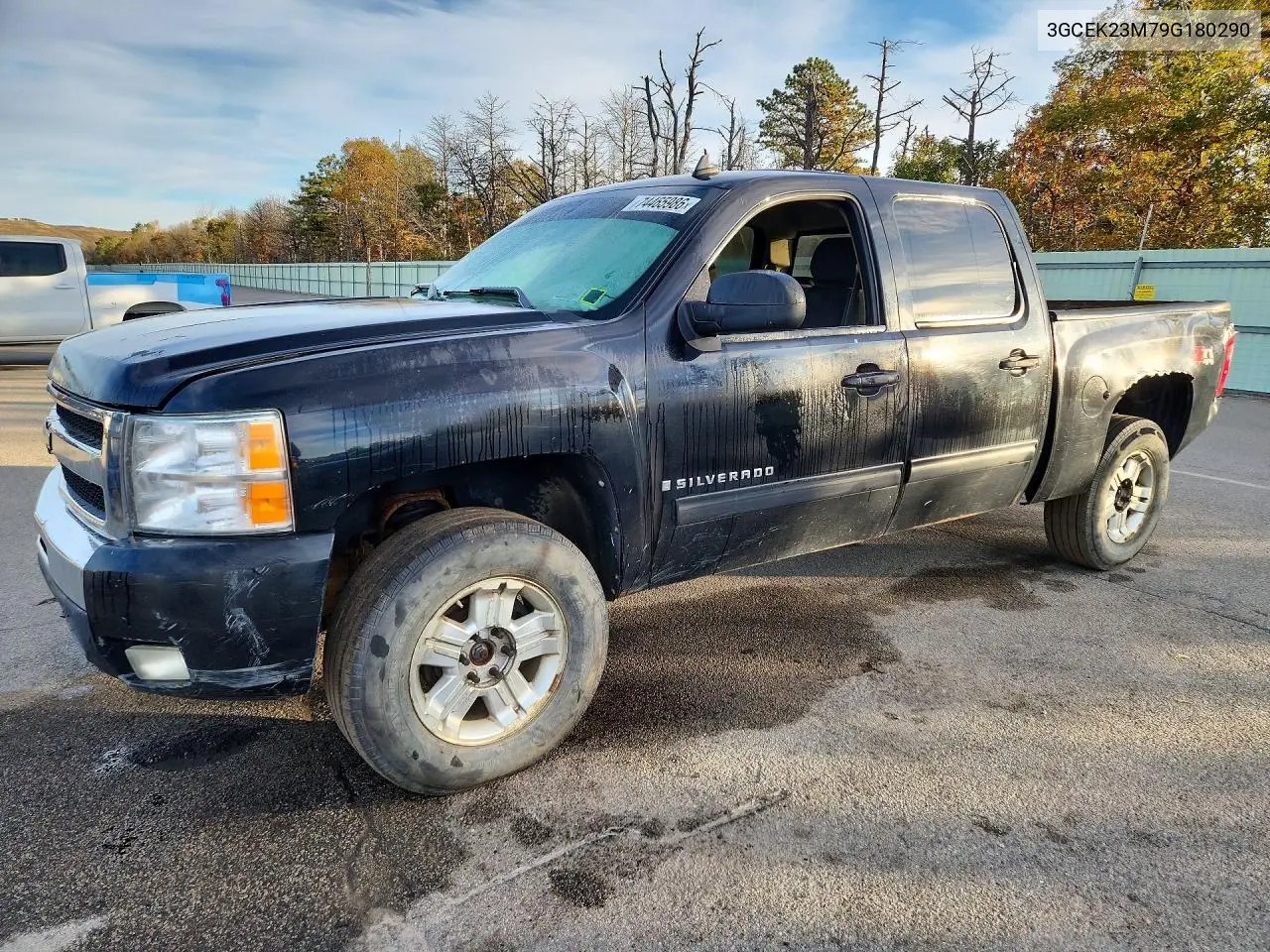 CHEVROLET SILVERADO 2009, VIN 3GCEK23M79G180290