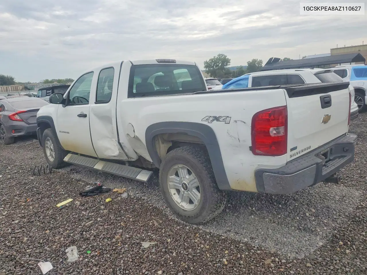 2010 CHEVROLET SILVERADO VIN 1GCSKPEA8AZ110627 — фото 2