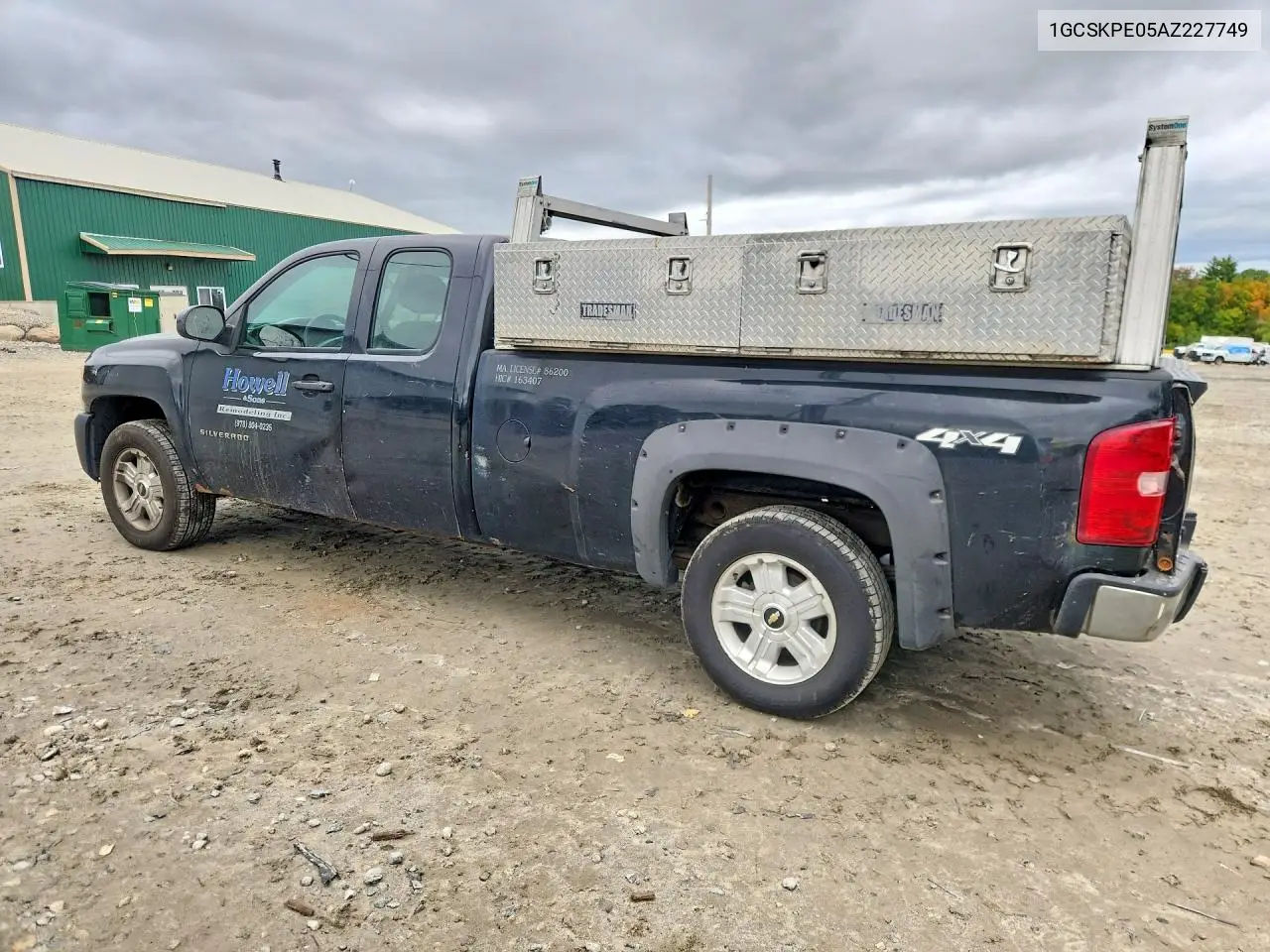 2010 CHEVROLET SILVERADO VIN 1GCSKPE05AZ227749 — фото 2