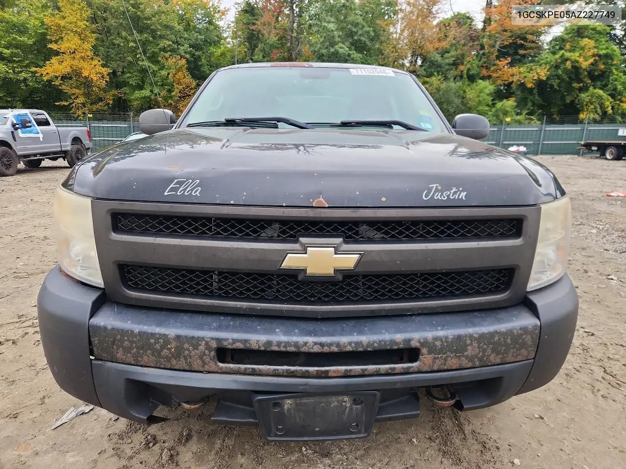 2010 CHEVROLET SILVERADO VIN 1GCSKPE05AZ227749 — фото 5