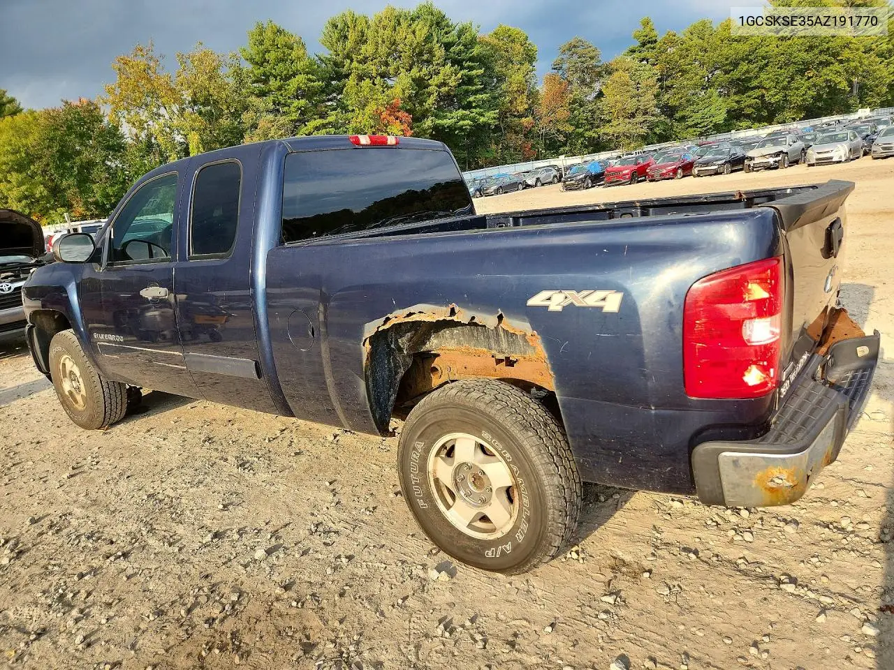 2010 CHEVROLET SILVERADO VIN 1GCSKSE35AZ191770 — фото 2