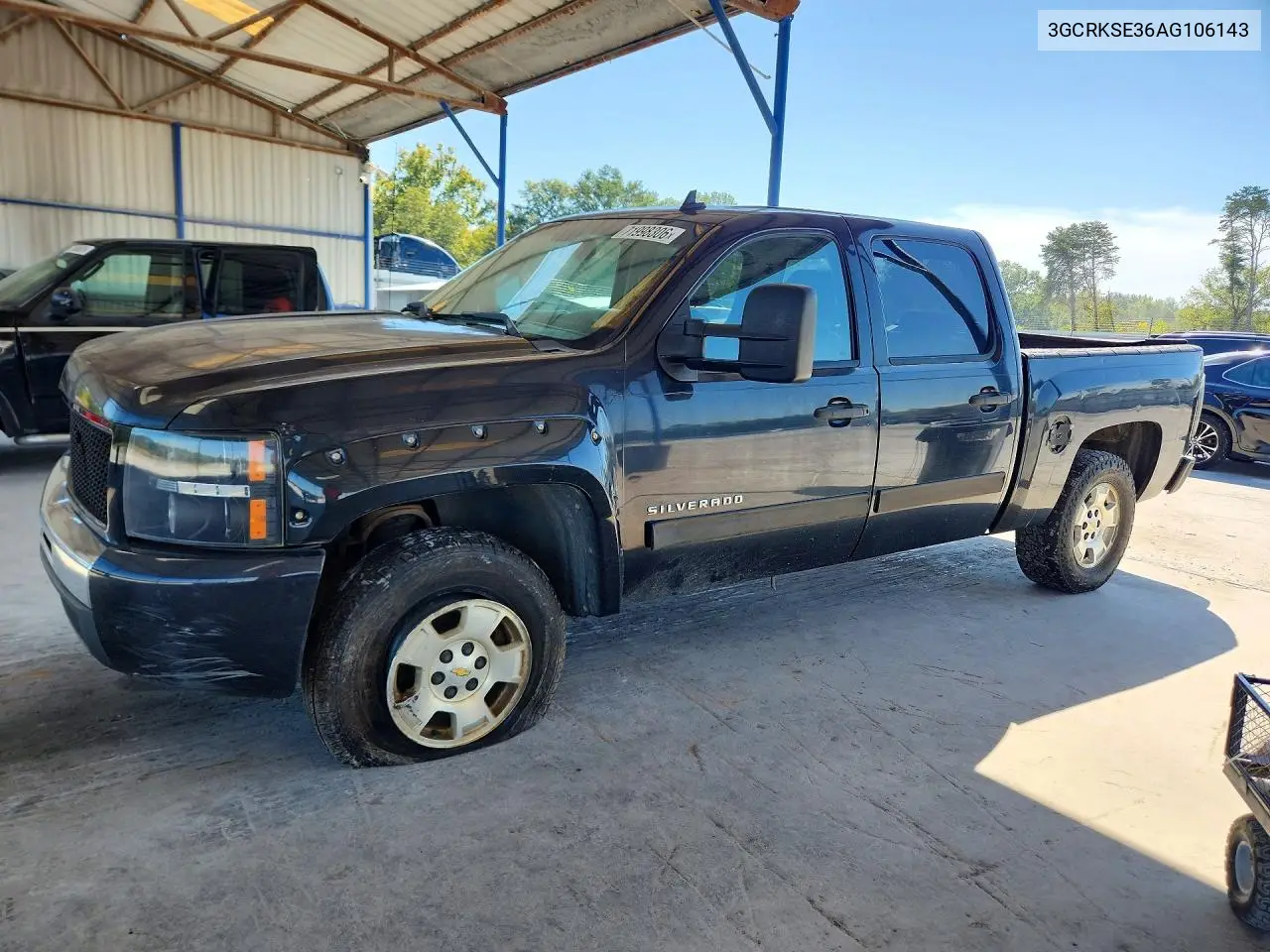 CHEVROLET SILVERADO 2010, VIN 3GCRKSE36AG106143