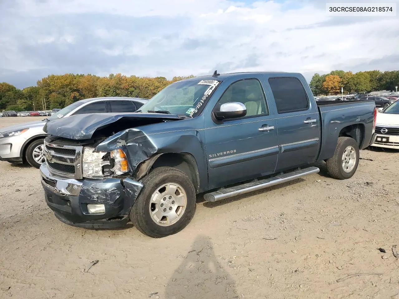 CHEVROLET SILVERADO 2010, VIN 3GCRCSE08AG218574