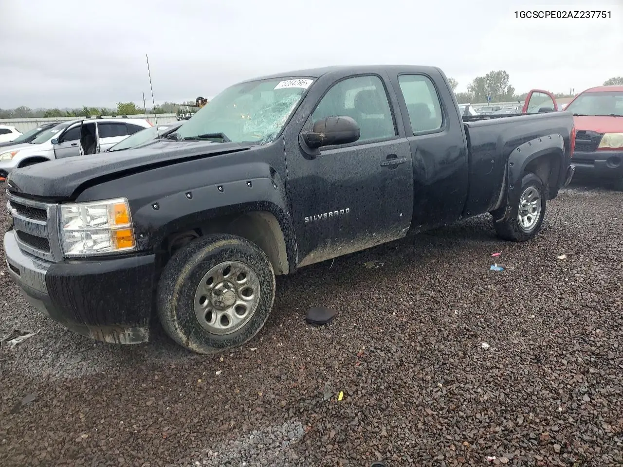 CHEVROLET SILVERADO 2010, VIN 1GCSCPE02AZ237751