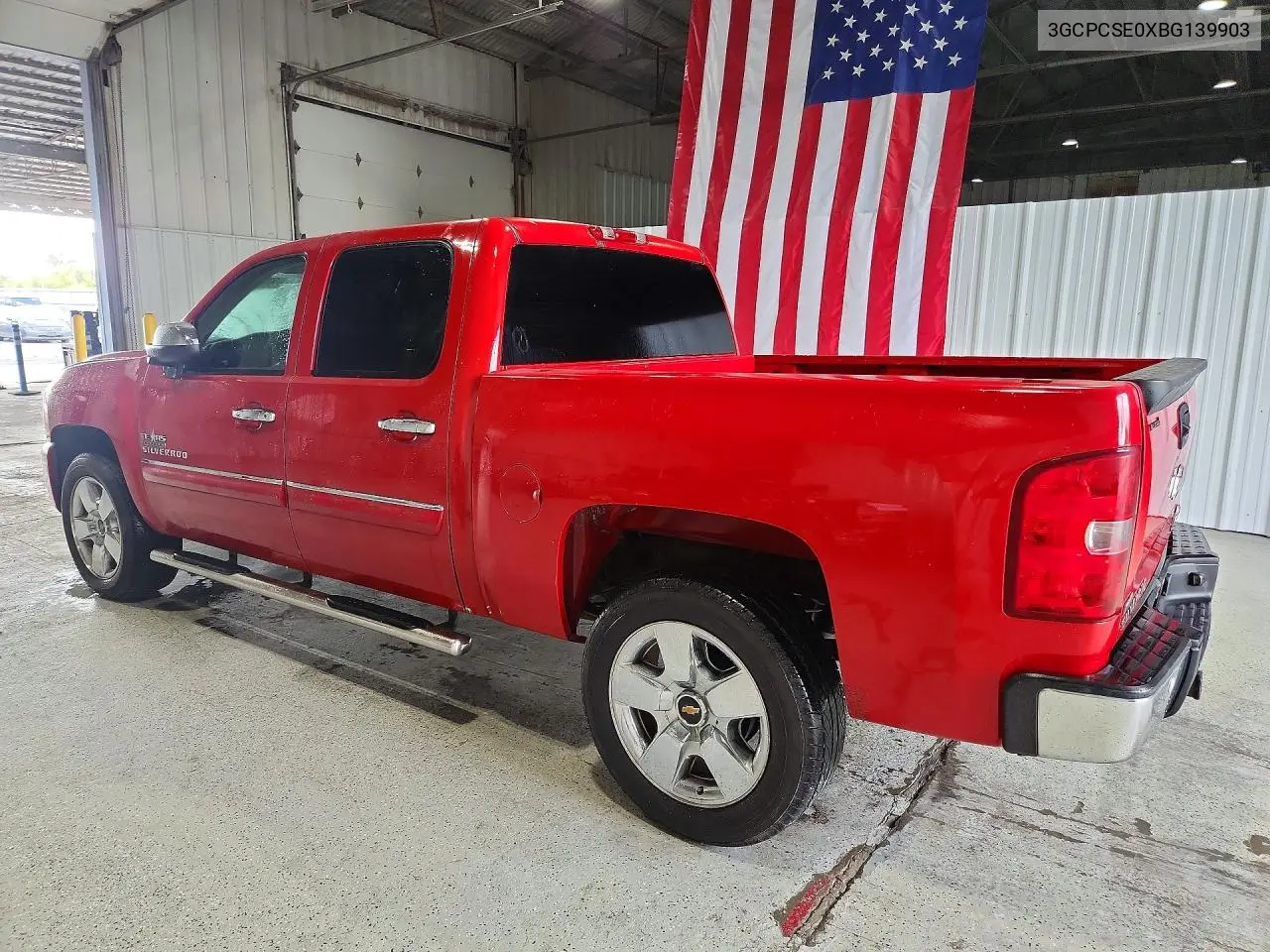 2011 CHEVROLET SILVERADO VIN 3GCPCSE0XBG139903 — фото 2