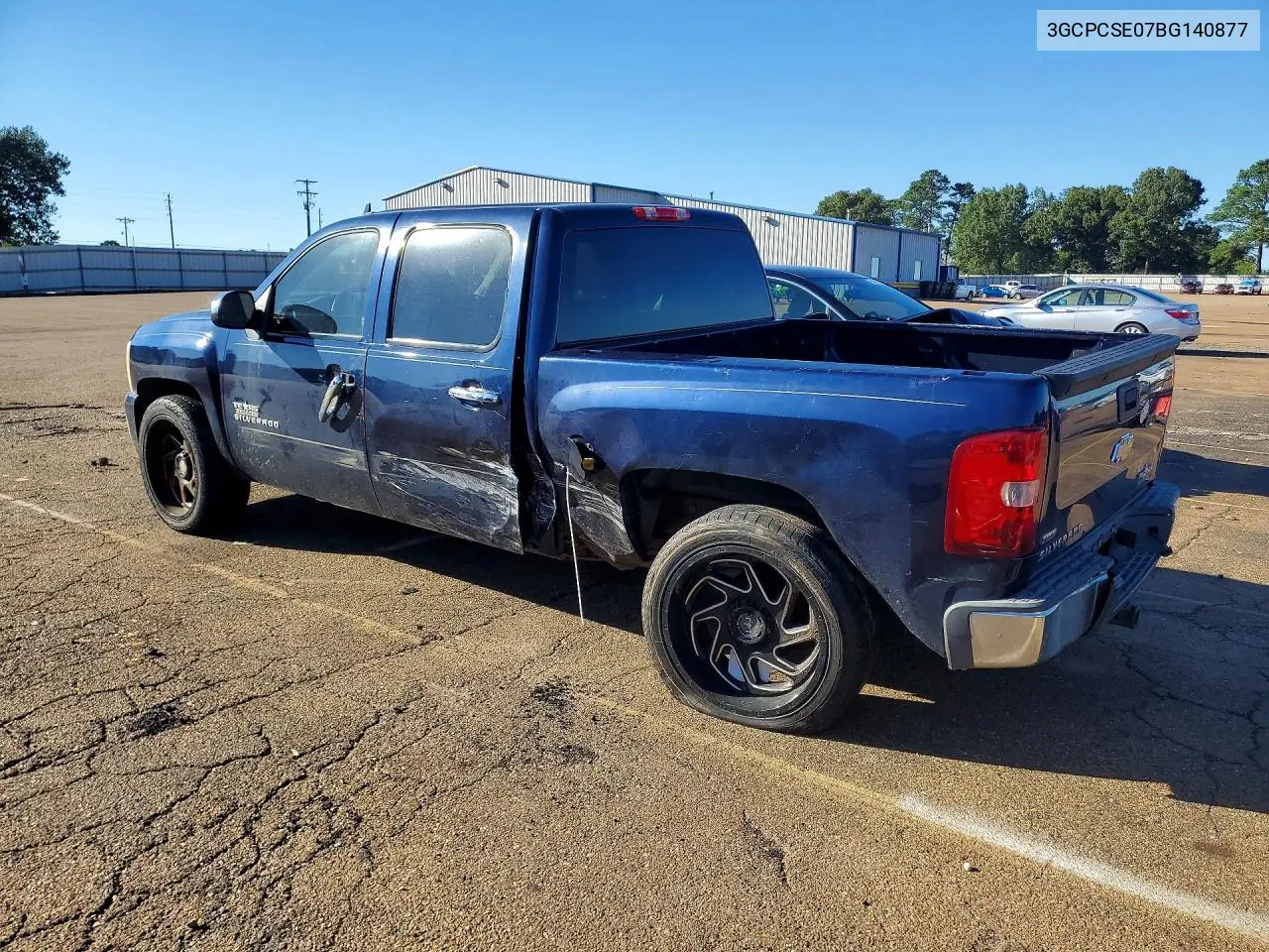 2011 CHEVROLET SILVERADO VIN 3GCPCSE07BG140877 — фото 2