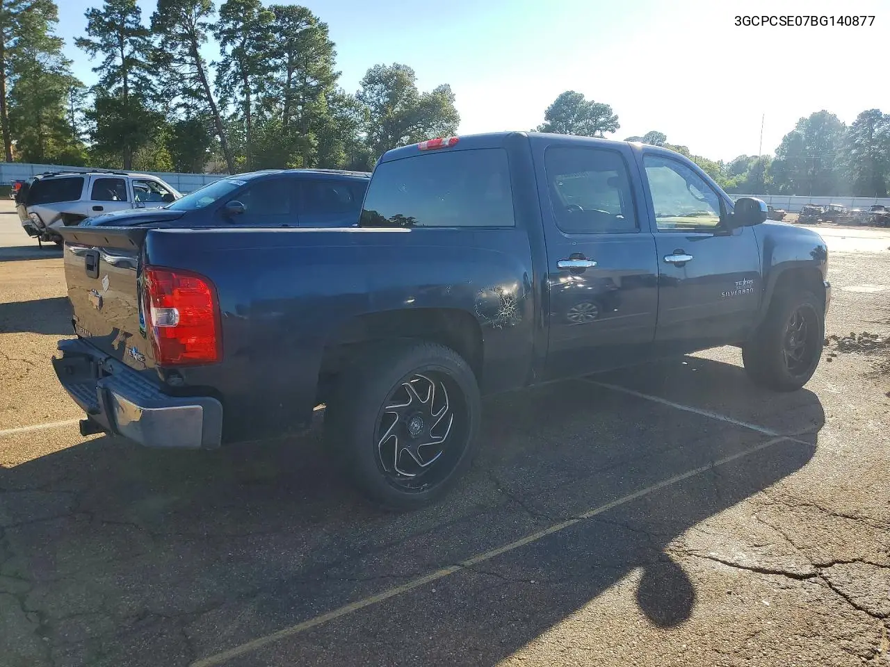 2011 CHEVROLET SILVERADO VIN 3GCPCSE07BG140877 — фото 3