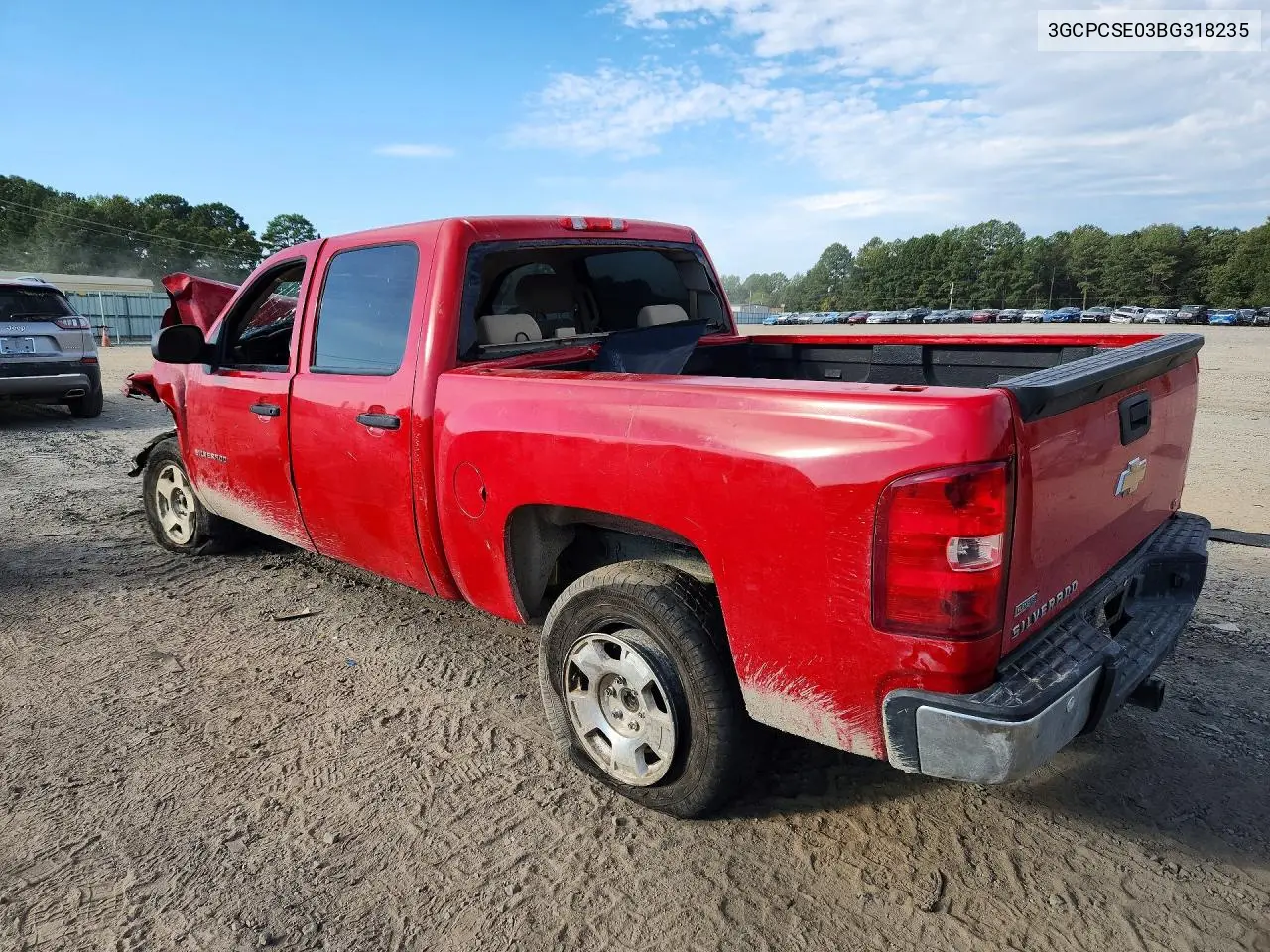 2011 CHEVROLET SILVERADO VIN 3GCPCSE03BG318235 — фото 2