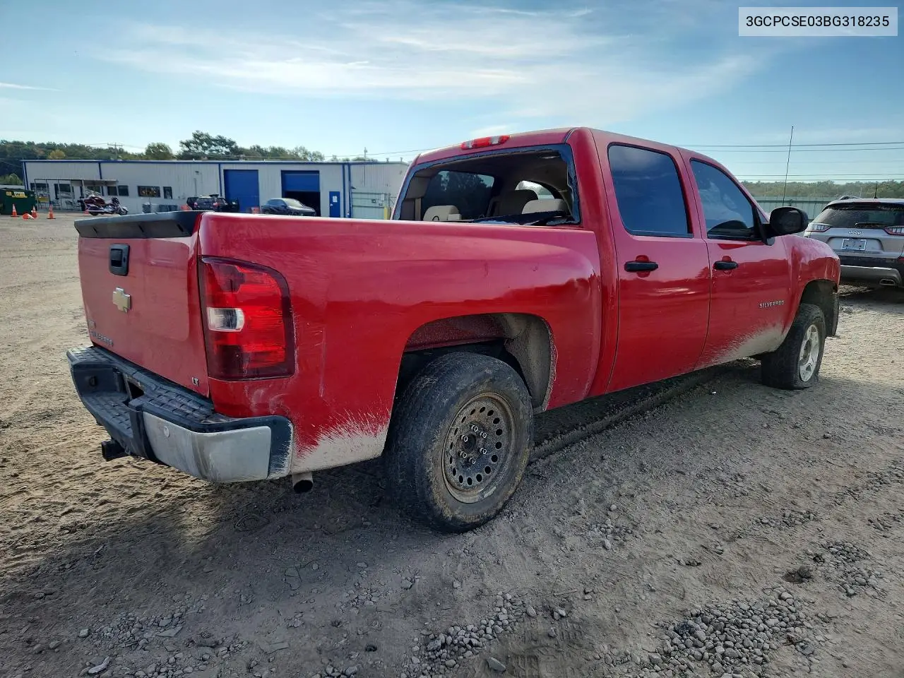 2011 CHEVROLET SILVERADO VIN 3GCPCSE03BG318235 — фото 3