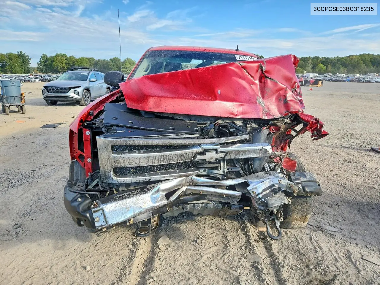2011 CHEVROLET SILVERADO VIN 3GCPCSE03BG318235 — фото 5