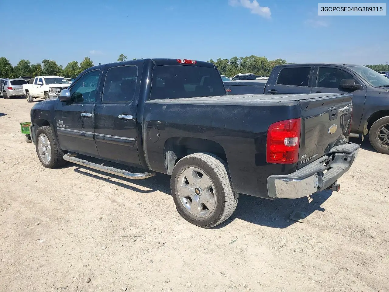2011 CHEVROLET SILVERADO VIN 3GCPCSE04BG389315 — фото 2