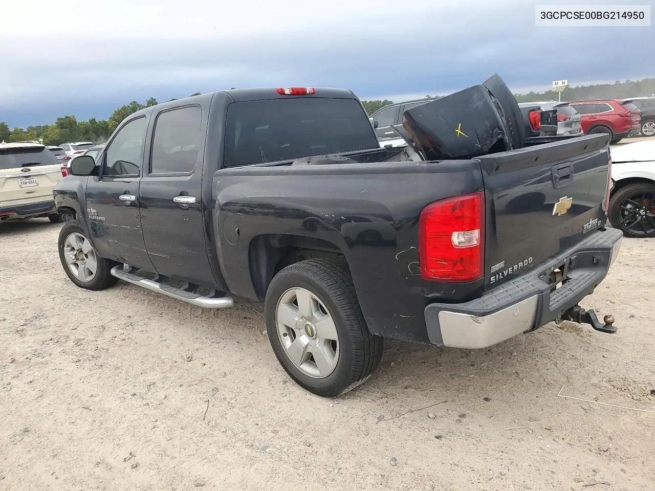 2011 CHEVROLET SILVERADO VIN 3GCPCSE00BG214950 — фото 2