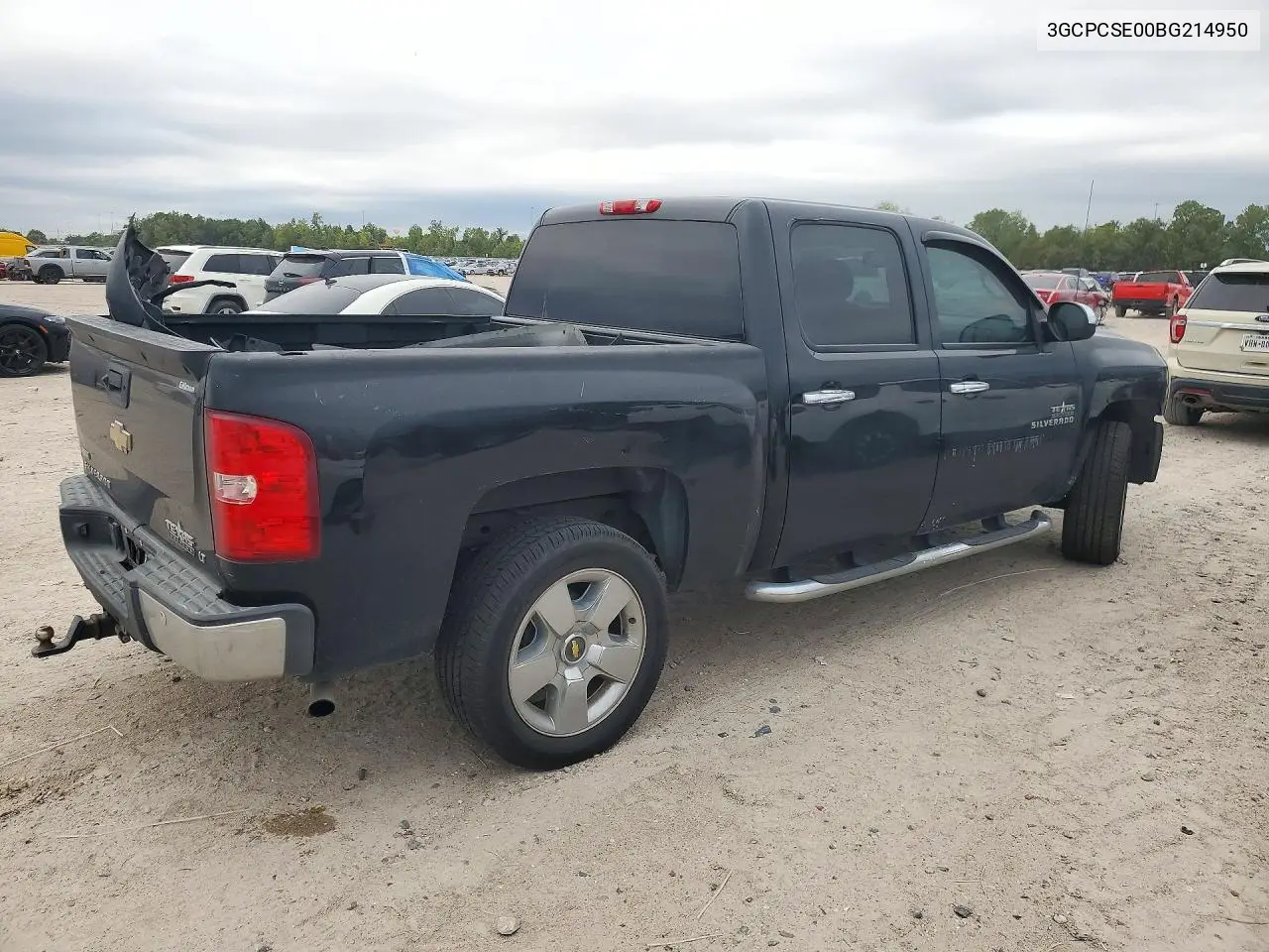 2011 CHEVROLET SILVERADO VIN 3GCPCSE00BG214950 — фото 3