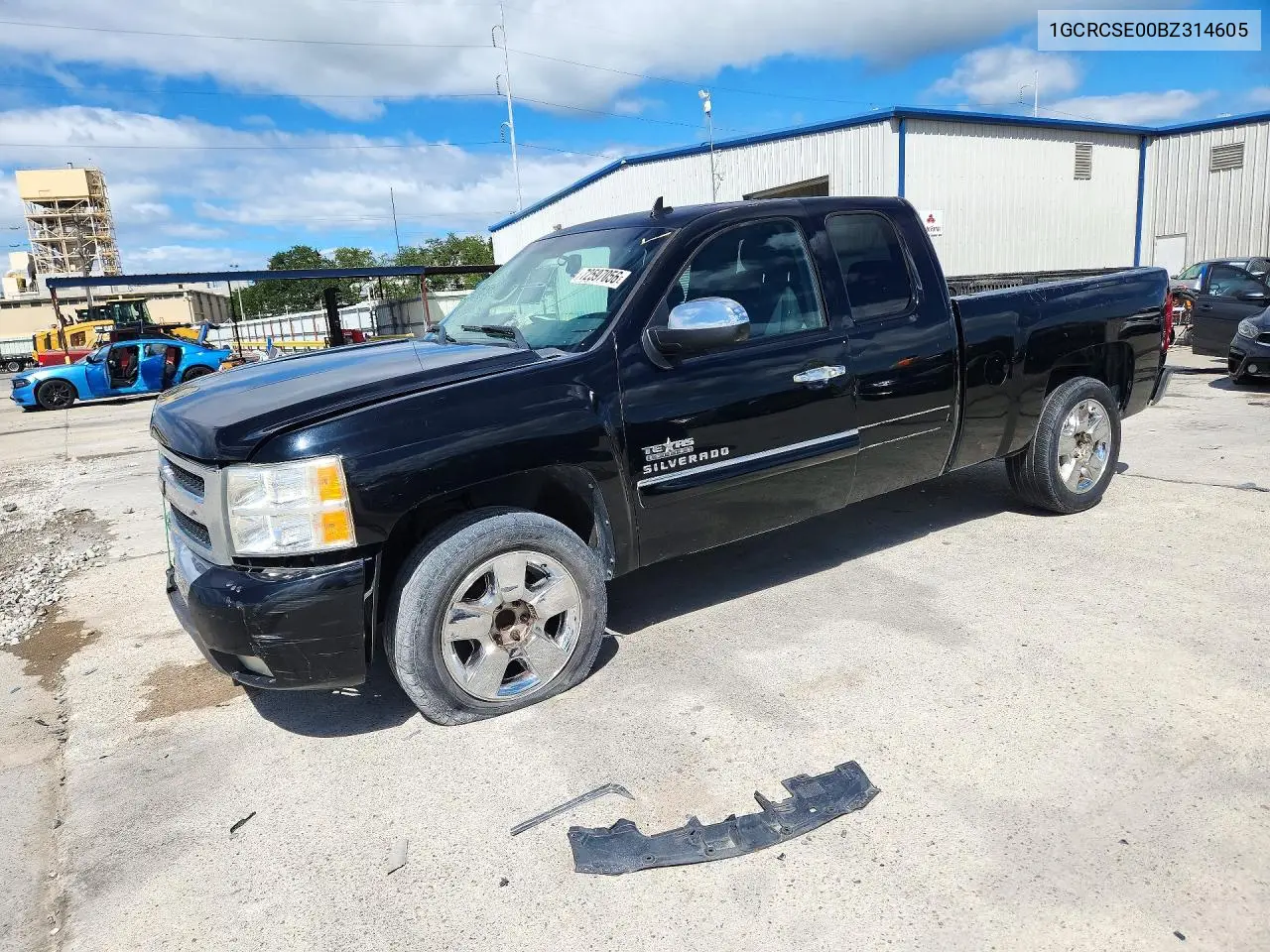 CHEVROLET SILVERADO 2011, VIN 1GCRCSE00BZ314605