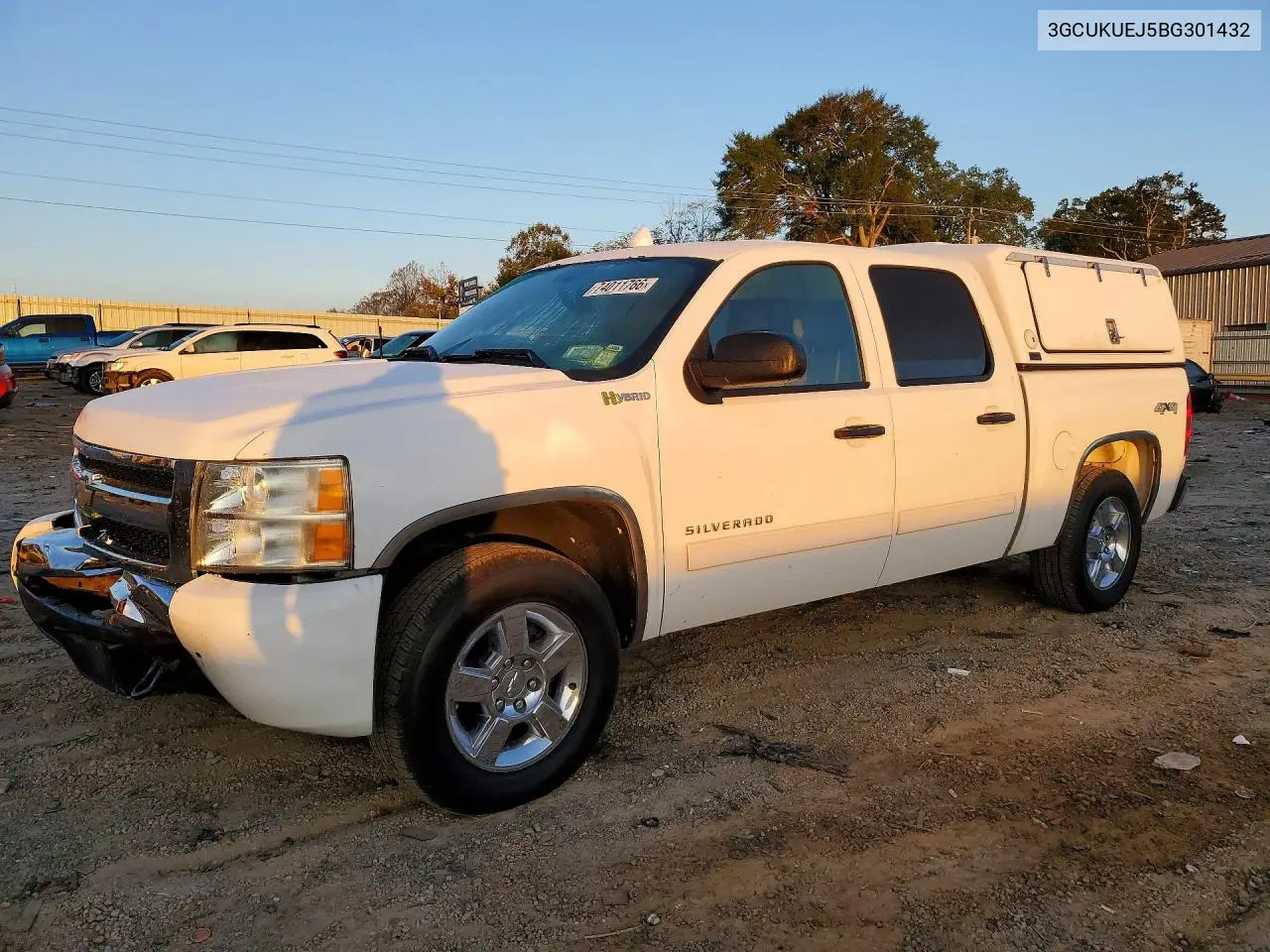 CHEVROLET SILVERADO 2011, VIN 3GCUKUEJ5BG301432
