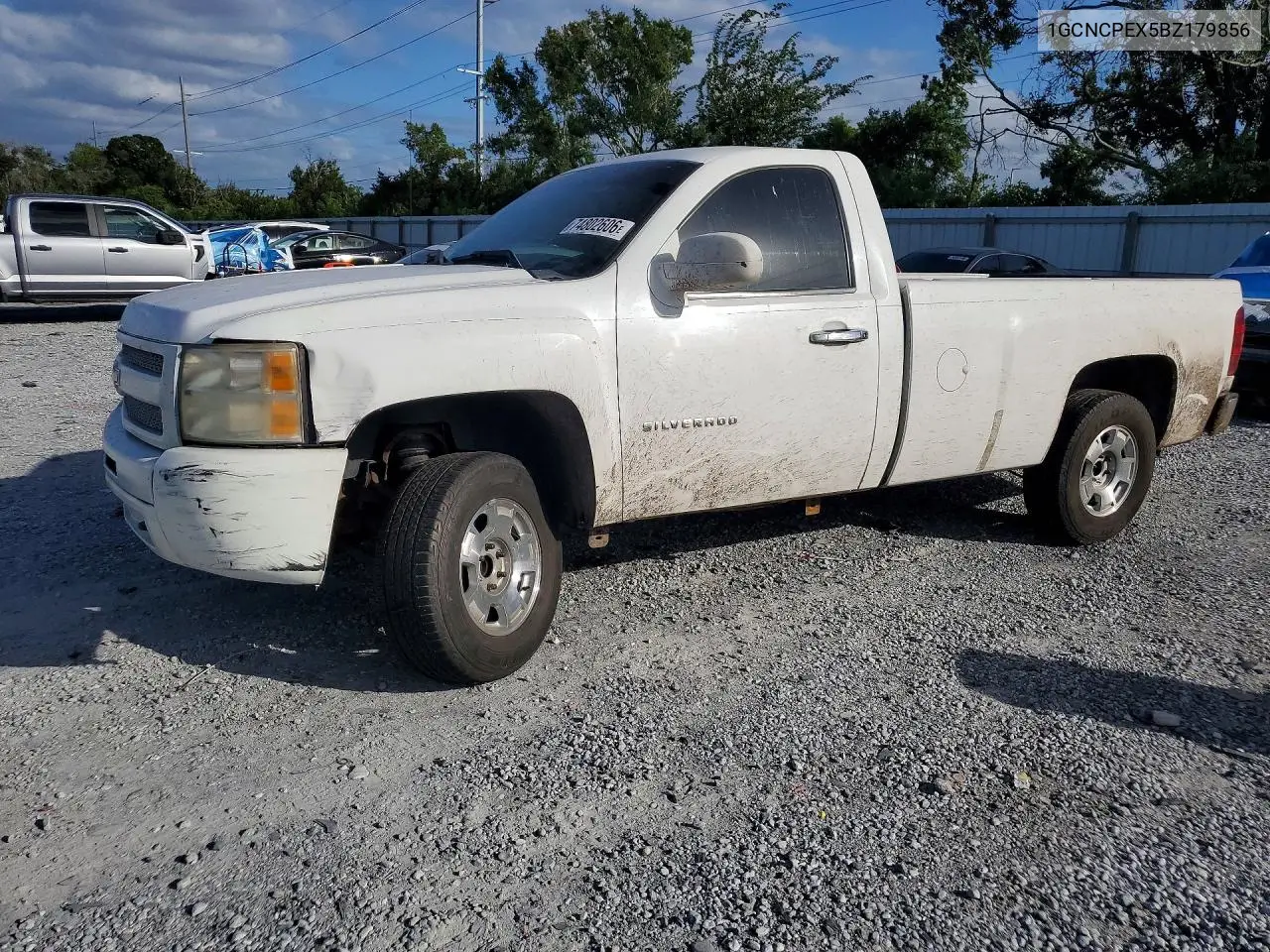CHEVROLET SILVERADO 2011, VIN 1GCNCPEX5BZ179856