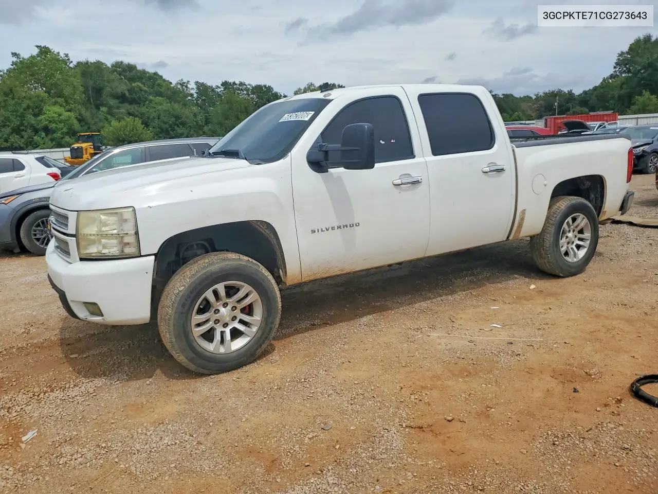 CHEVROLET SILVERADO 2012, VIN 3GCPKTE71CG273643