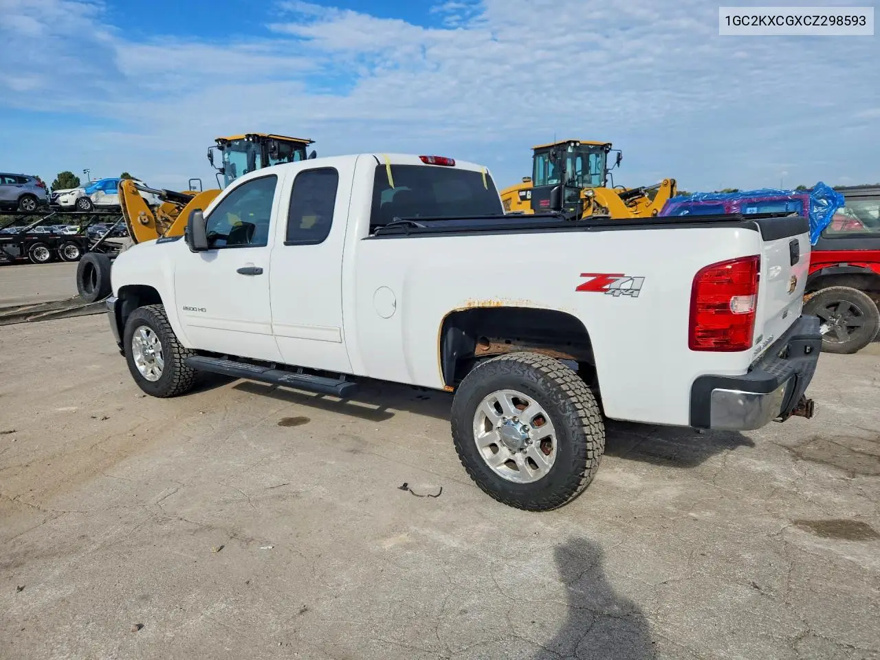 2012 CHEVROLET SILVERADO VIN 1GC2KXCGXCZ298593 — фото 2