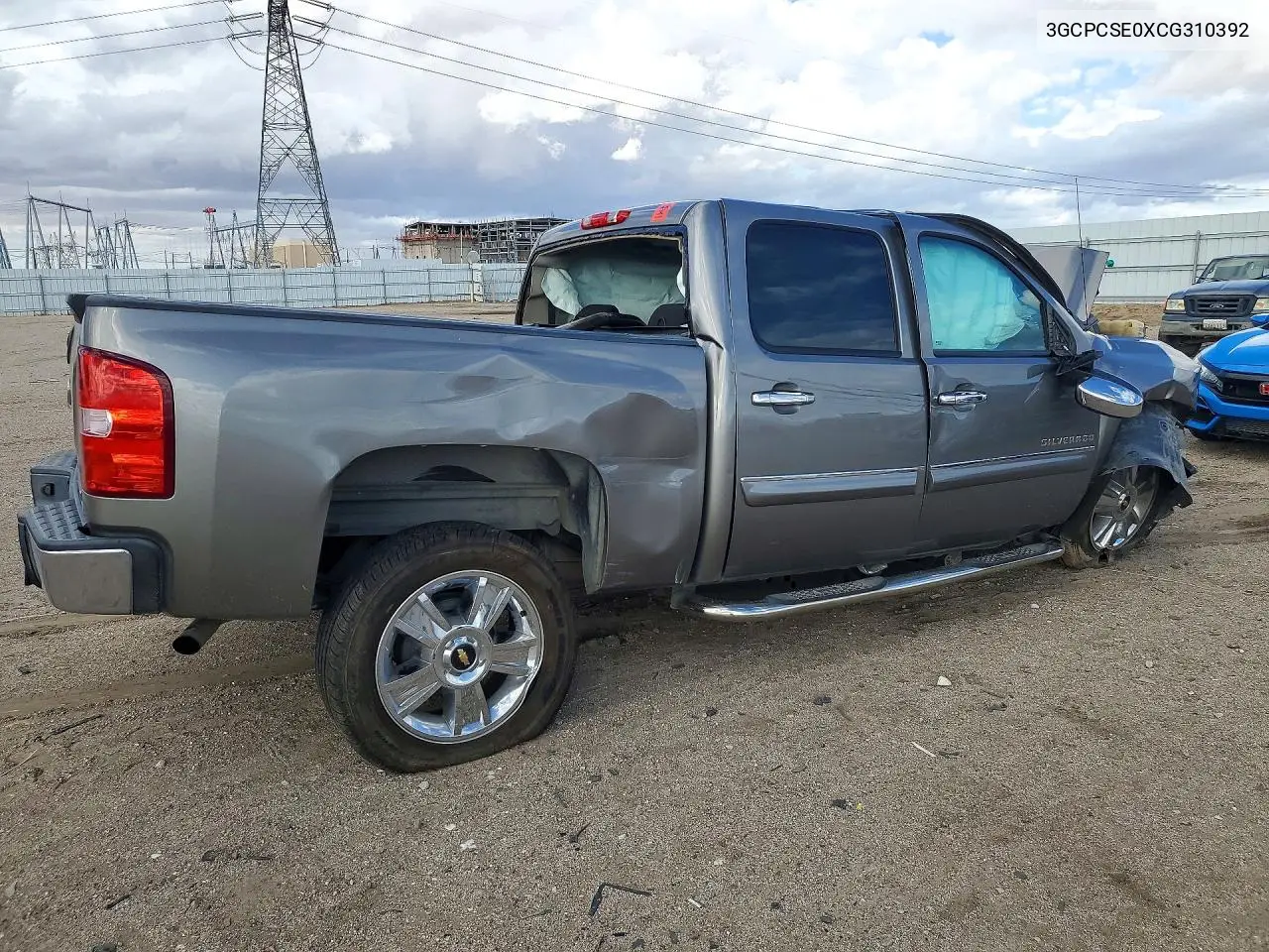 2012 CHEVROLET SILVERADO VIN 3GCPCSE0XCG310392 — фото 3