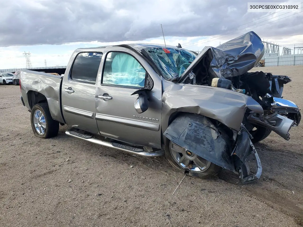 2012 CHEVROLET SILVERADO VIN 3GCPCSE0XCG310392 — фото 4