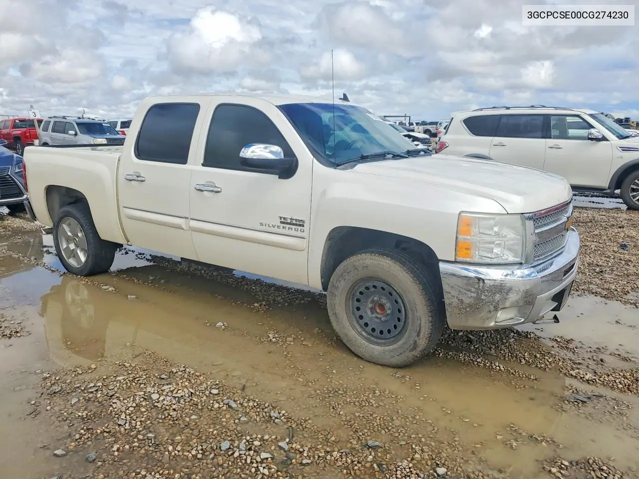 2012 CHEVROLET SILVERADO VIN 3GCPCSE00CG274230 — фото 4