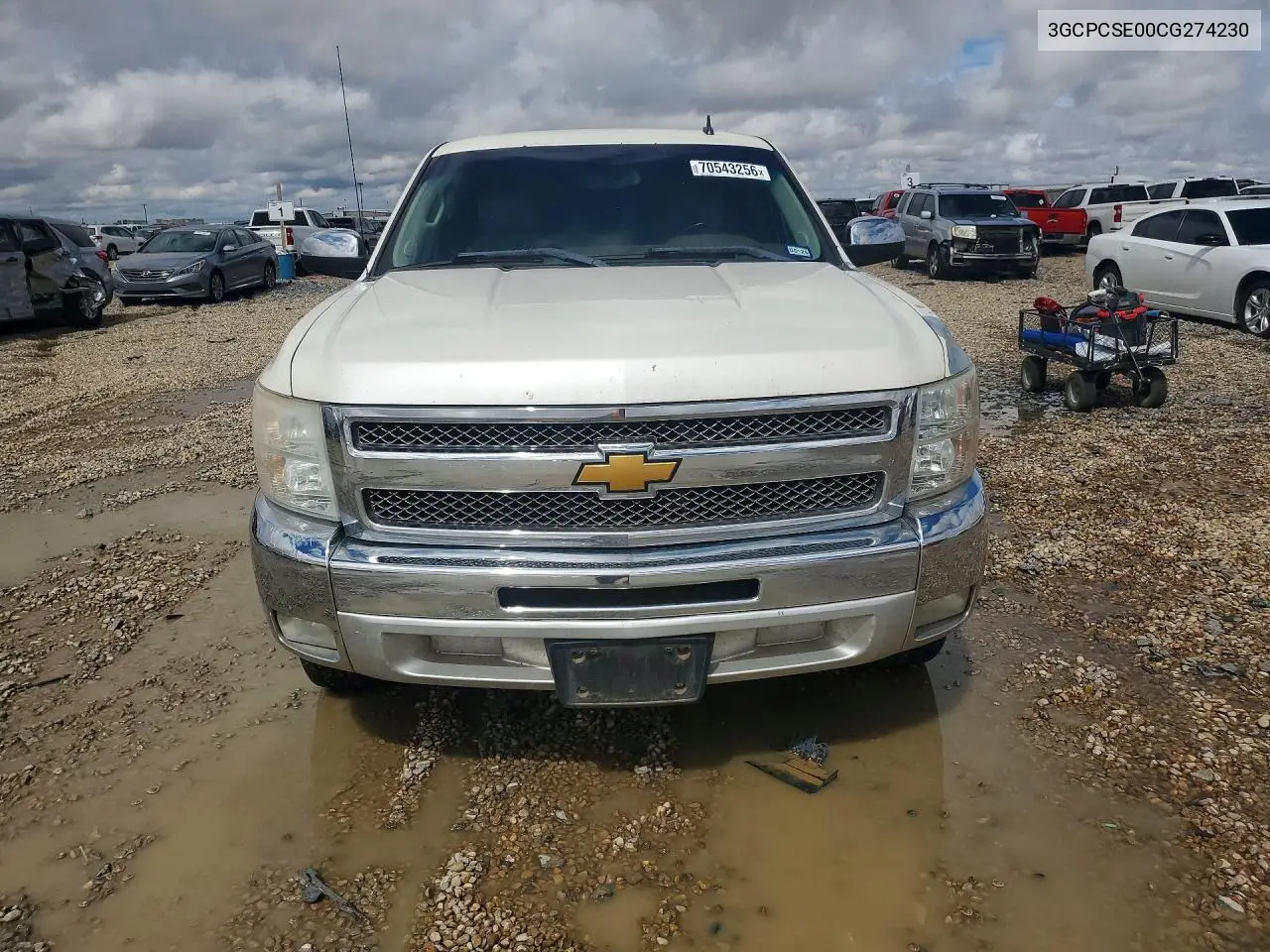 2012 CHEVROLET SILVERADO VIN 3GCPCSE00CG274230 — фото 5