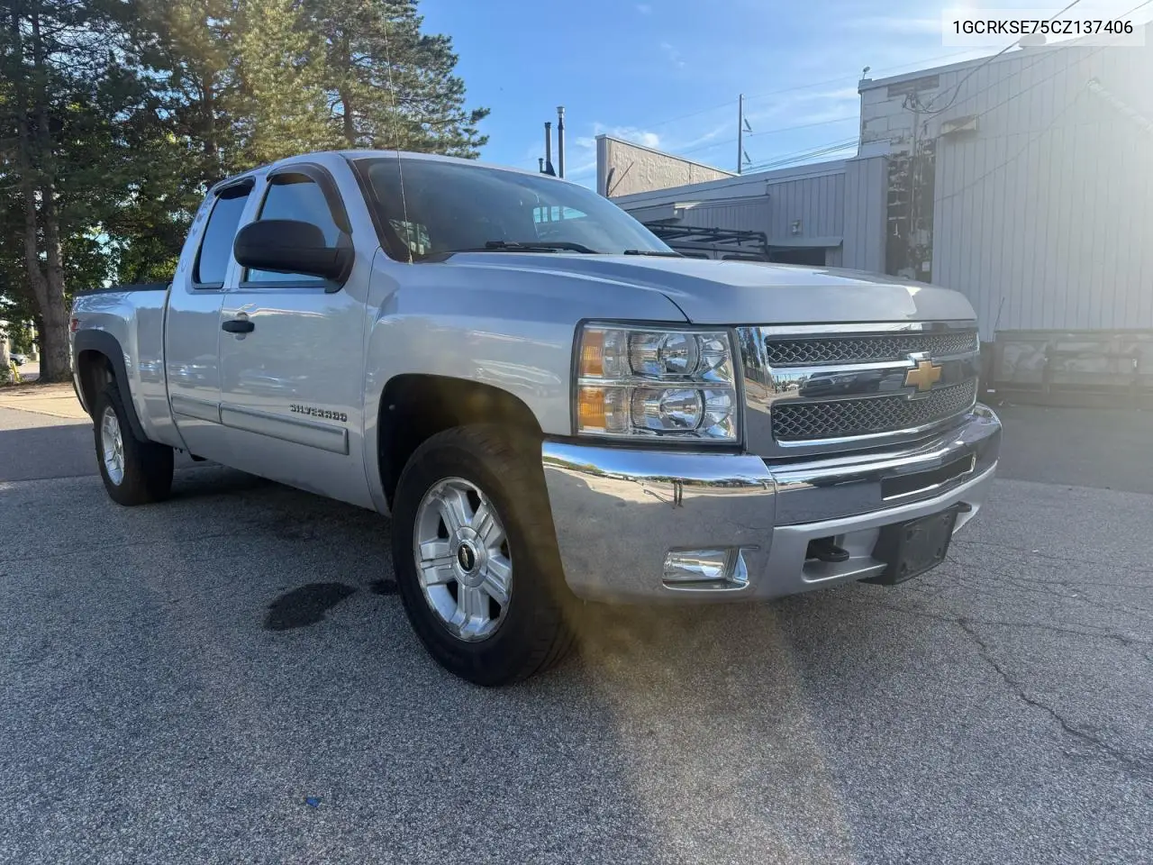 CHEVROLET SILVERADO 2012, VIN 1GCRKSE75CZ137406