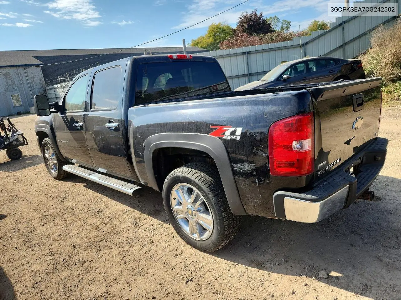 2012 CHEVROLET SILVERADO VIN 3GCPKSEA7CG242502 — фото 2