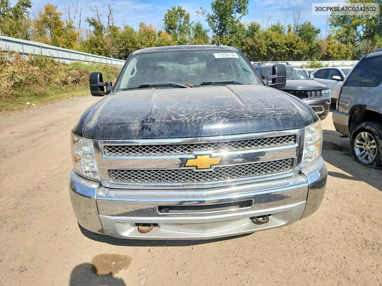 2012 CHEVROLET SILVERADO VIN 3GCPKSEA7CG242502 — фото 5