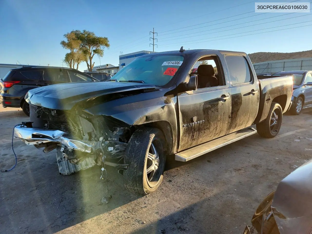 CHEVROLET SILVERADO 2012, VIN 3GCPCREA6CG106030