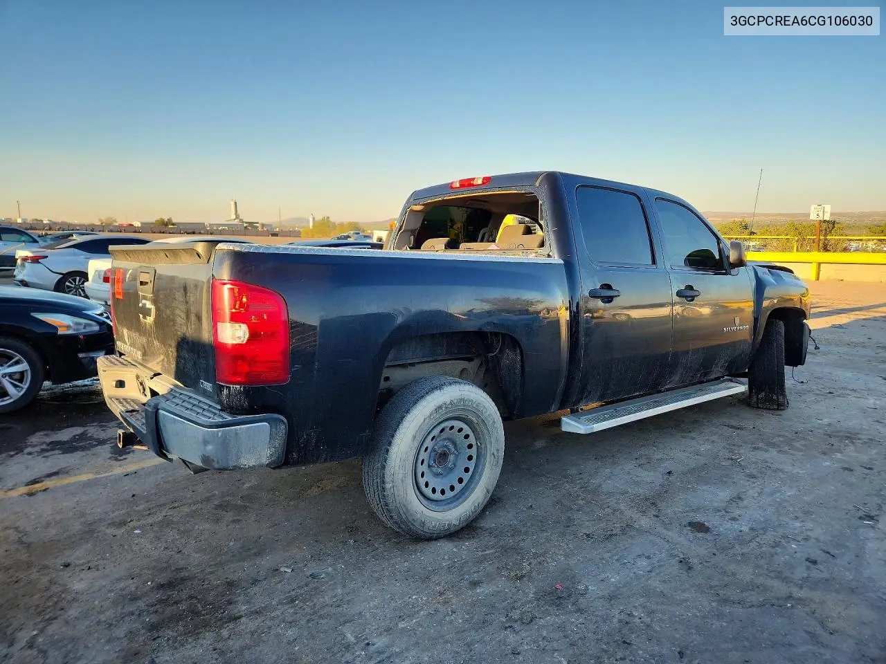2012 CHEVROLET SILVERADO VIN 3GCPCREA6CG106030 — фото 3