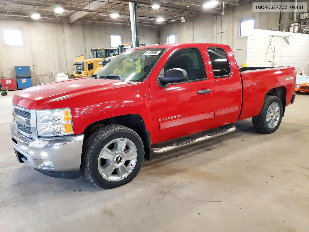 CHEVROLET SILVERADO 2012, VIN 1GCRKSE77CZ109431