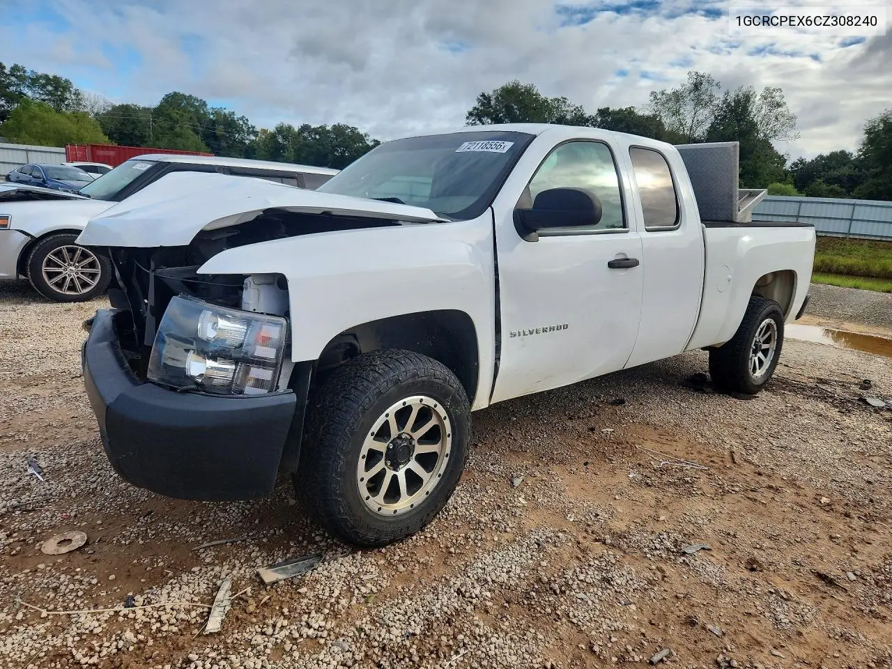 CHEVROLET SILVERADO 2012, VIN 1GCRCPEX6CZ308240