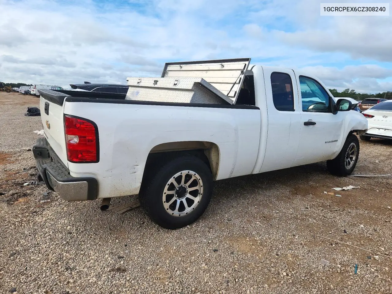 2012 CHEVROLET SILVERADO VIN 1GCRCPEX6CZ308240 — фото 3