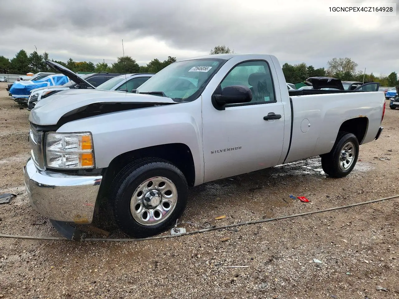CHEVROLET SILVERADO 2012, VIN 1GCNCPEX4CZ164928