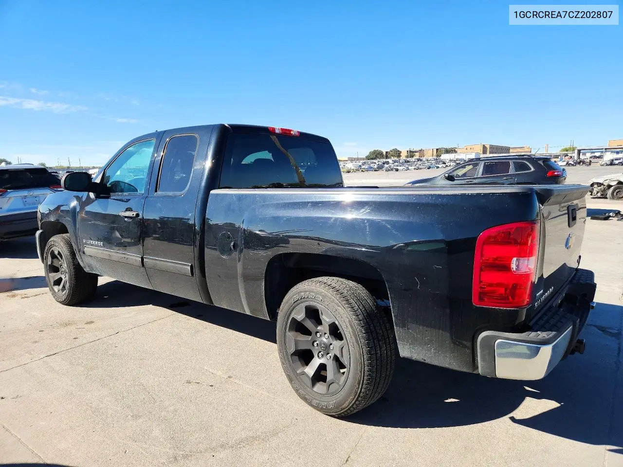 2012 CHEVROLET SILVERADO VIN 1GCRCREA7CZ202807 — фото 2