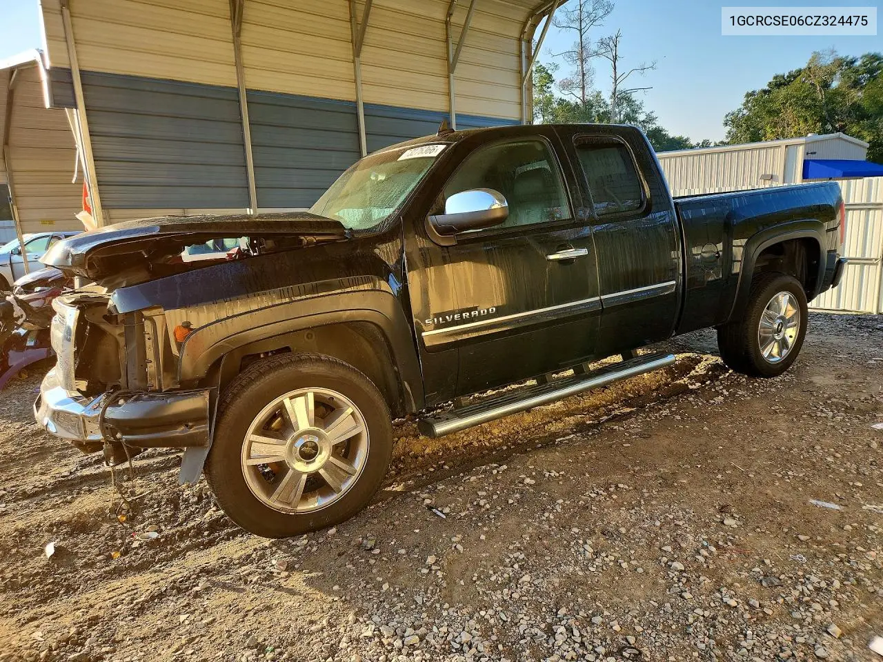 CHEVROLET SILVERADO 2012, VIN 1GCRCSE06CZ324475