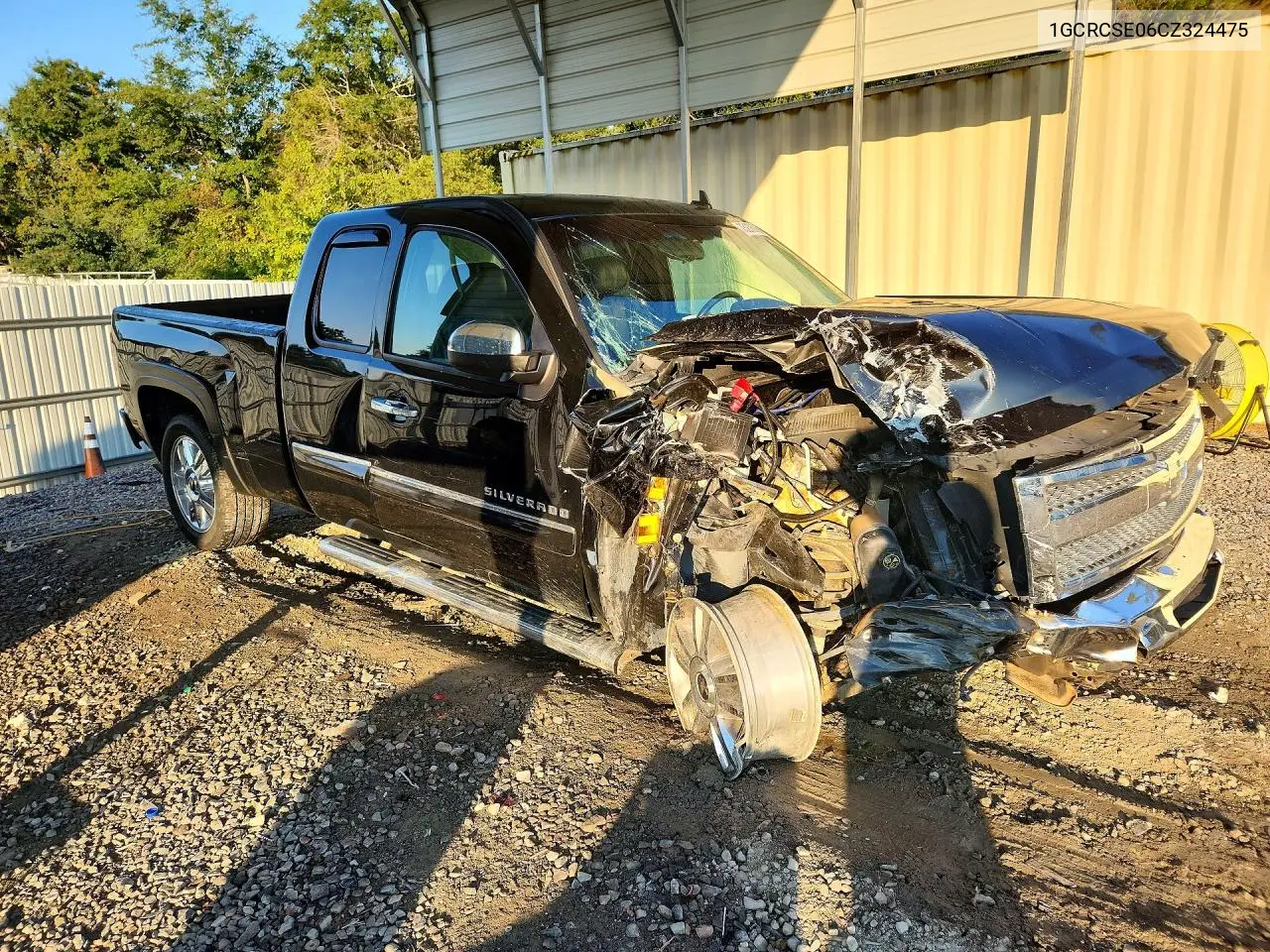 2012 CHEVROLET SILVERADO VIN 1GCRCSE06CZ324475 — фото 4