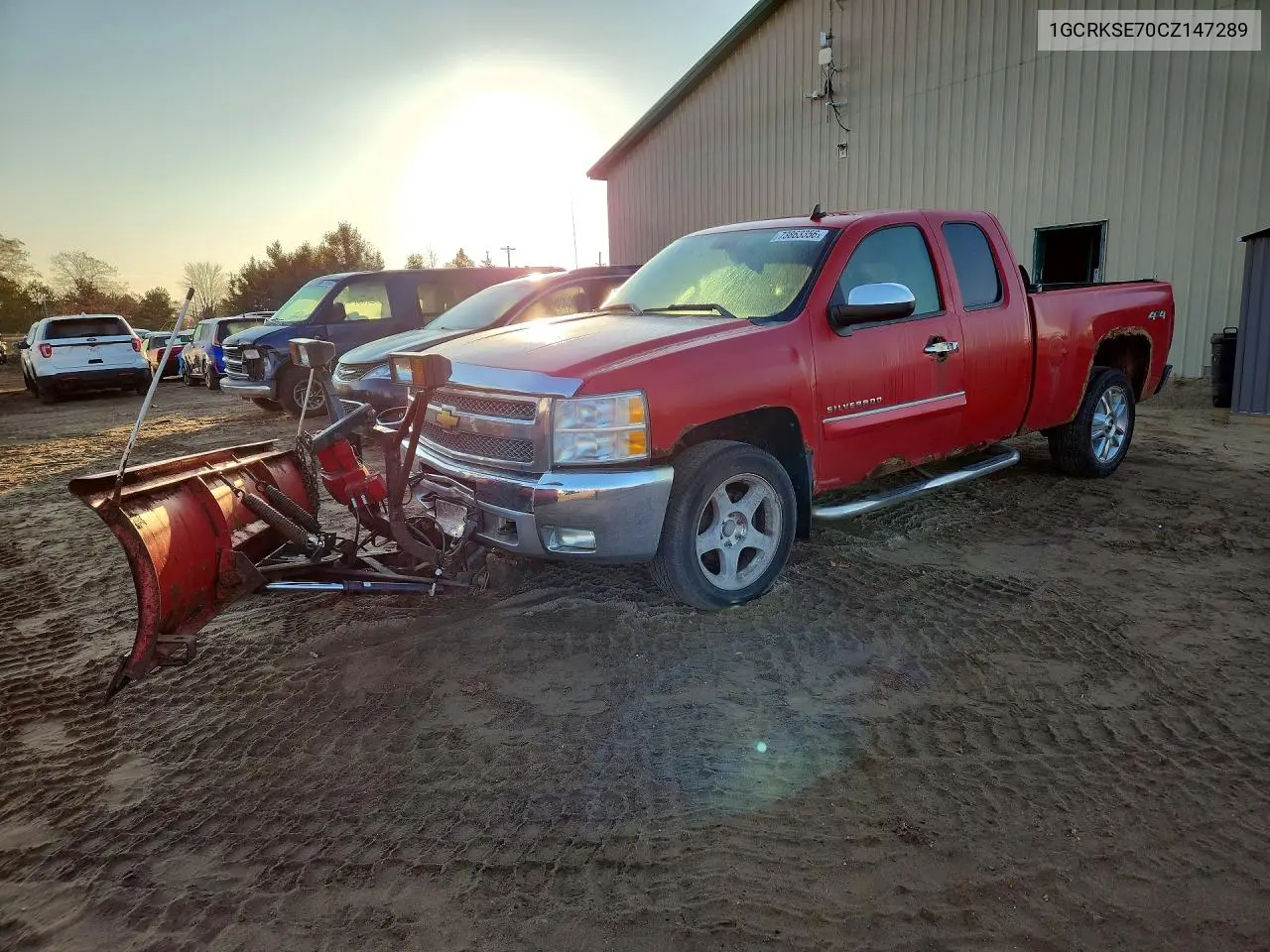 CHEVROLET SILVERADO 2012, VIN 1GCRKSE70CZ147289
