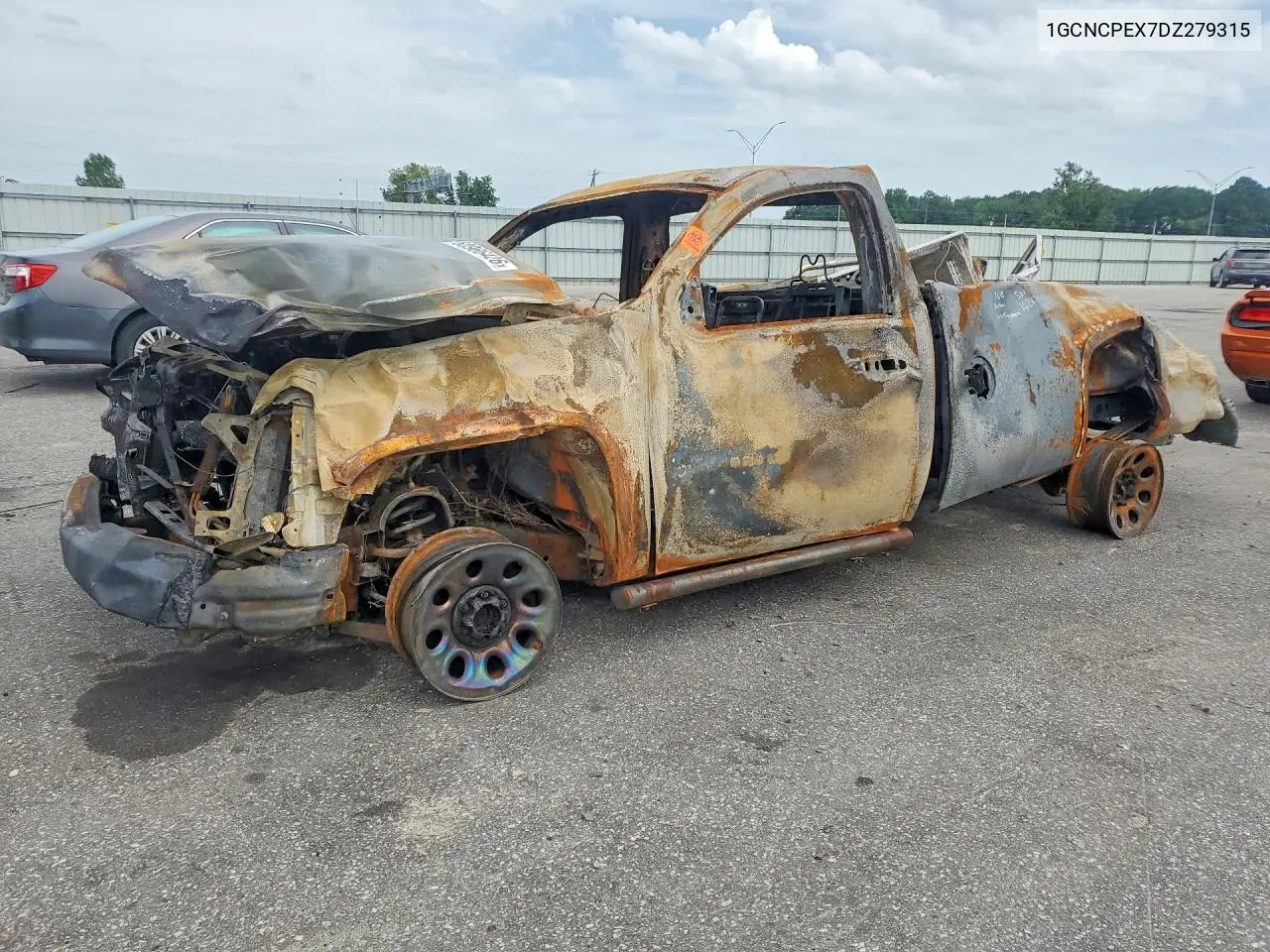 CHEVROLET SILVERADO 2013, VIN 1GCNCPEX7DZ279315