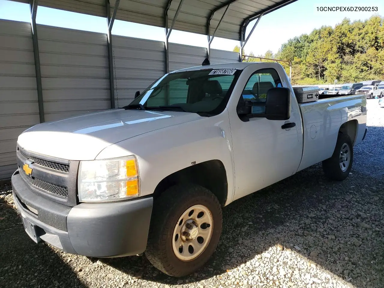 CHEVROLET SILVERADO 2013, VIN 1GCNCPEX6DZ900253