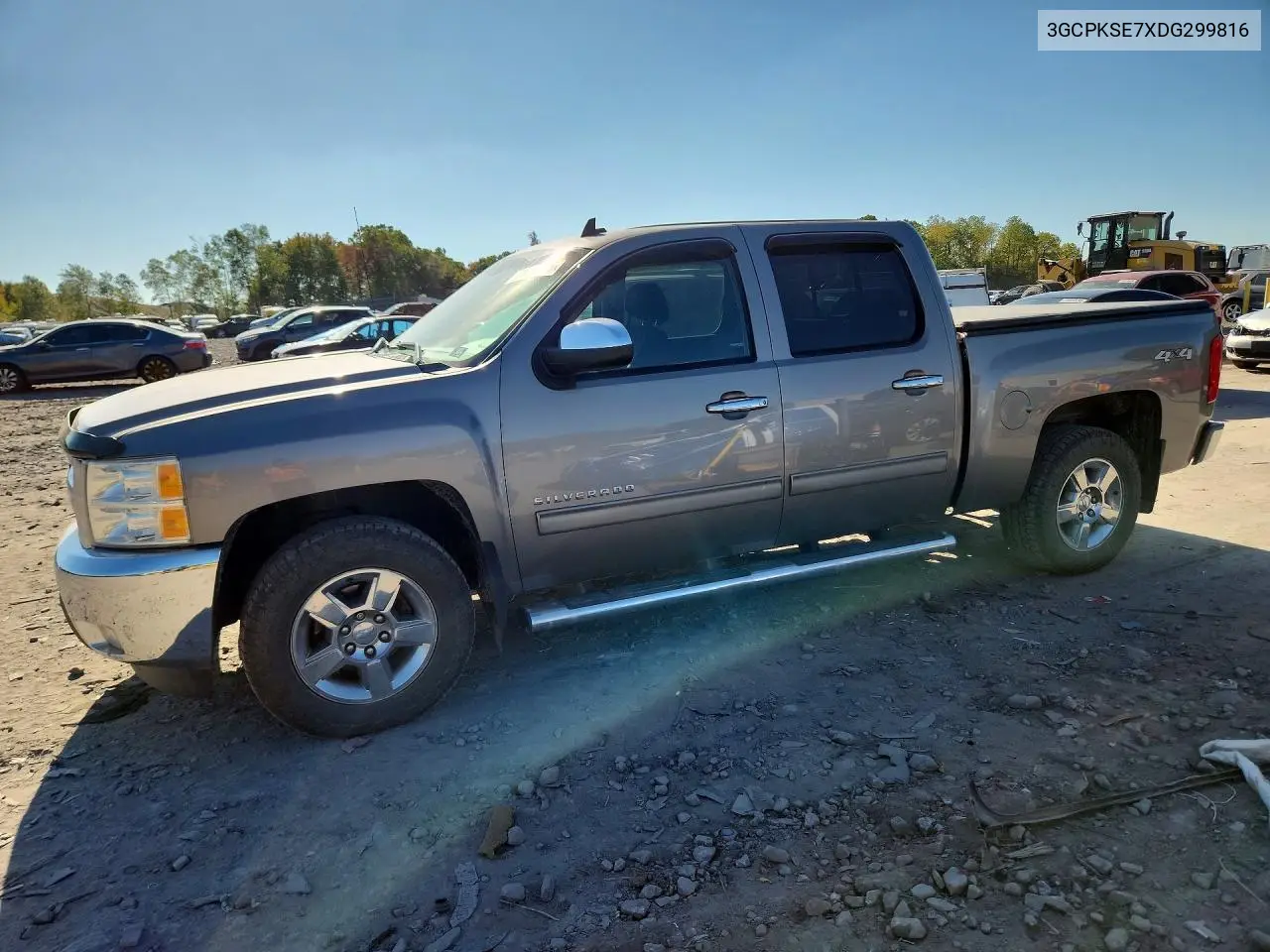 CHEVROLET SILVERADO 2013, VIN 3GCPKSE7XDG299816