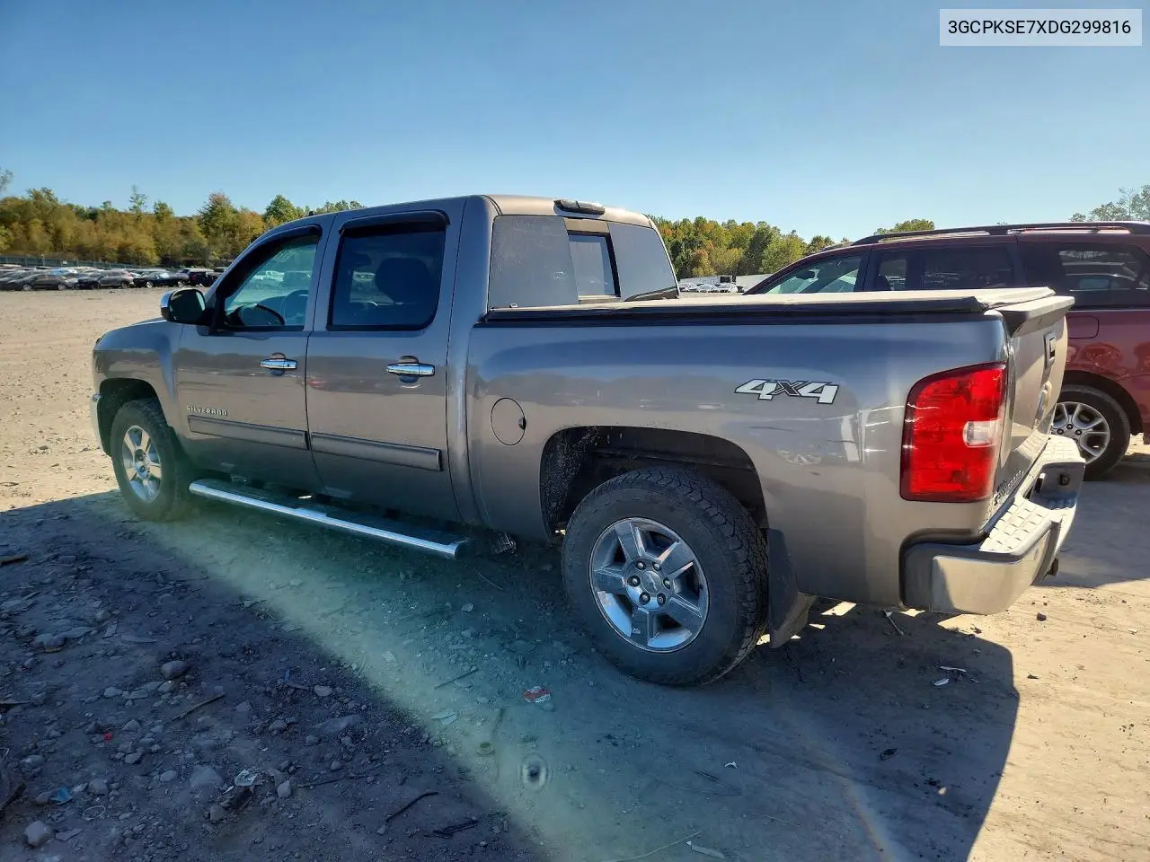2013 CHEVROLET SILVERADO VIN 3GCPKSE7XDG299816 — фото 2