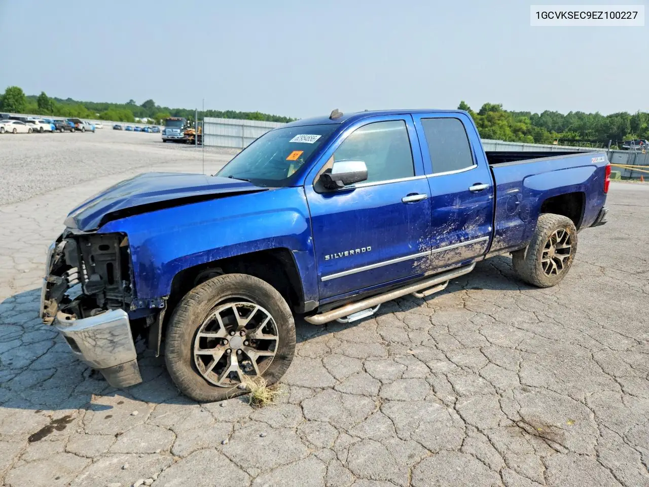 CHEVROLET SILVERADO 2014, VIN 1GCVKSEC9EZ100227