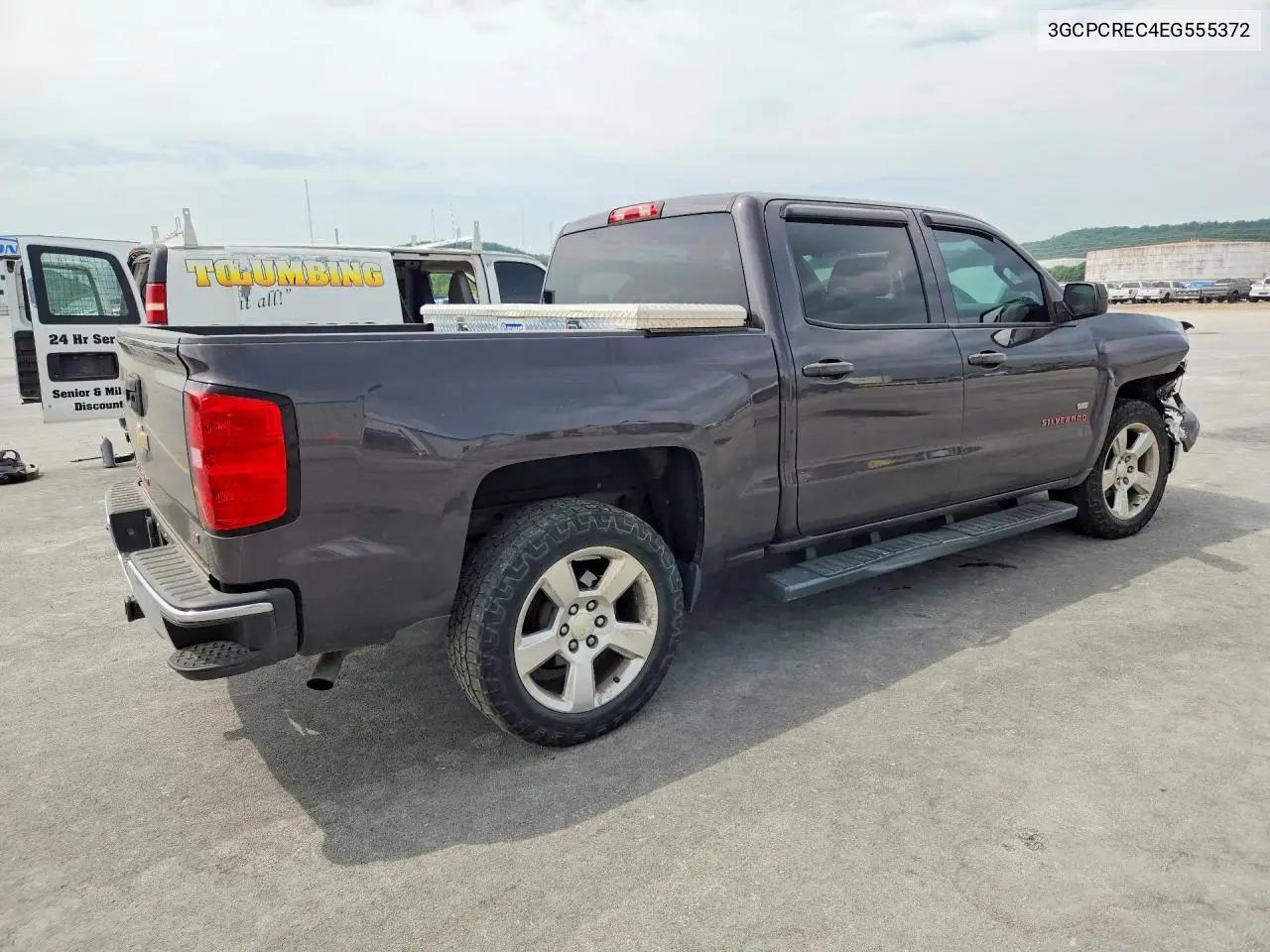 2014 CHEVROLET SILVERADO VIN 3GCPCREC4EG555372 — фото 3