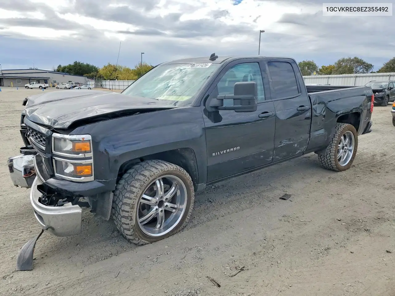 CHEVROLET SILVERADO 2014, VIN 1GCVKREC8EZ355492