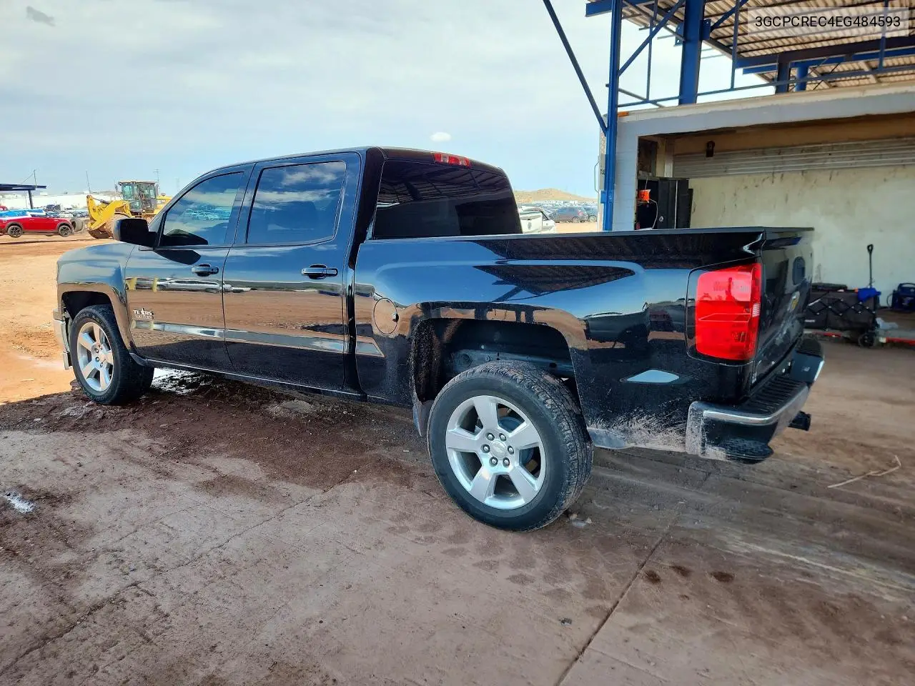 2014 CHEVROLET SILVERADO VIN 3GCPCREC4EG484593 — фото 2